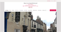 Desktop Screenshot of blacklionhotelrichmond.co.uk
