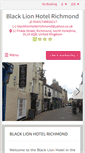 Mobile Screenshot of blacklionhotelrichmond.co.uk